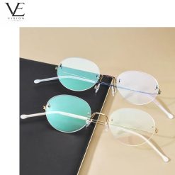 Gọng kính oval Titanium