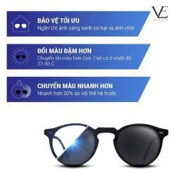 Tròng kính đổi màu Essilor Transitions Sighnature Gen 8