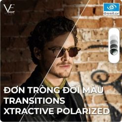 Tròng kính đổi màu Essilor Xtractive Polarized