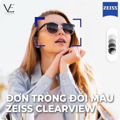 Tròng kính đổi màu Zeiss ClearView PhotoFusion X